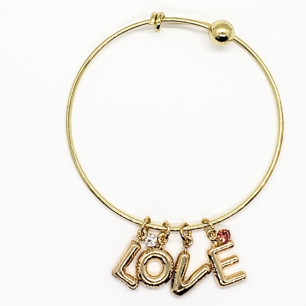 Handmade love bracelet adult size